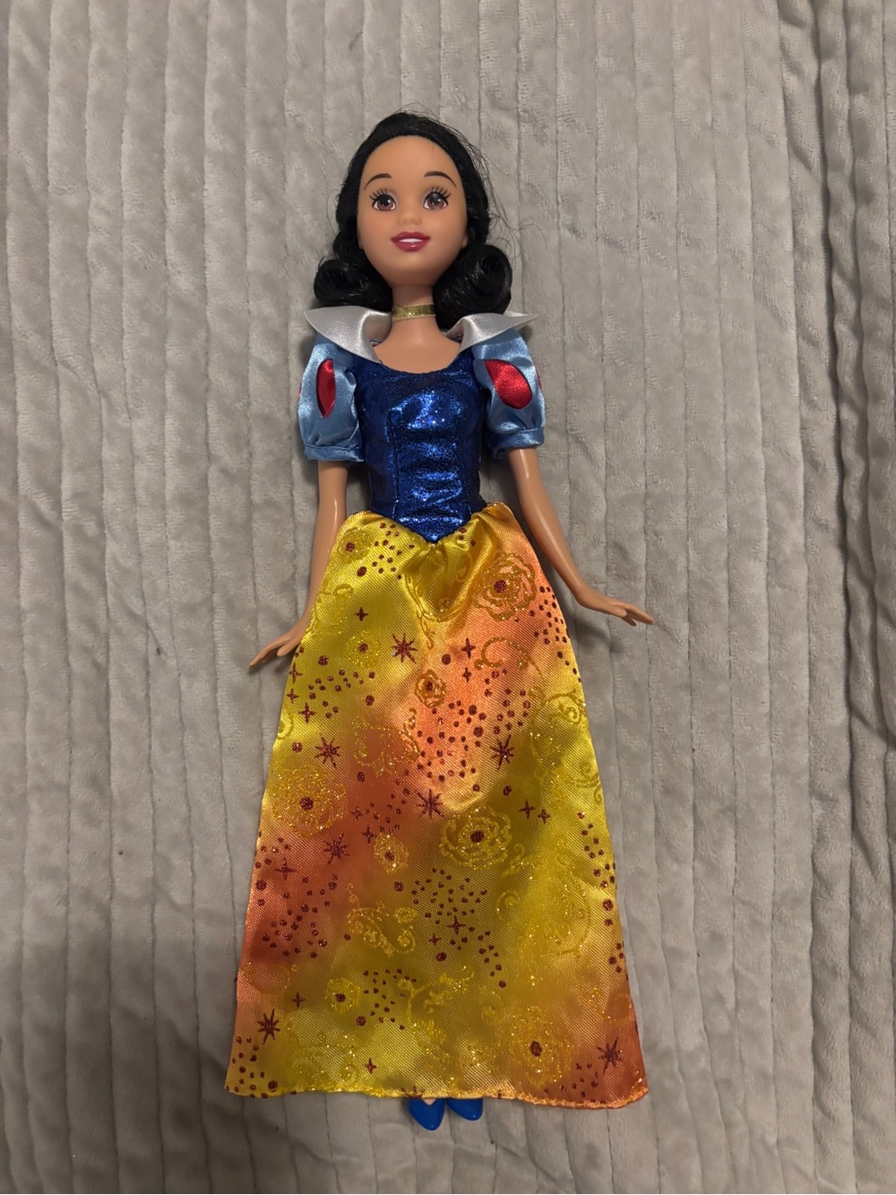 2008 Disney Snow White Sparkling Princess Doll Mattel N5052 12”